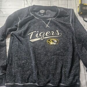 OTS  LSU Louisiana State Womens Large Tigers Purple Fleece Sweatshirt (GS1)